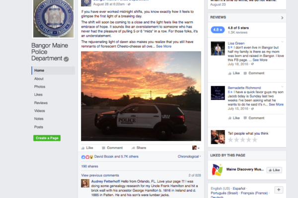 Arresting developments: Meet man behind famed Bangor police Facebook page