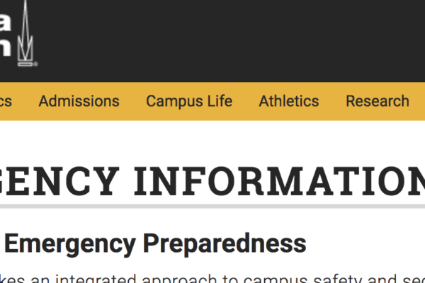 MPD10: Planning for Emergency Campus Communications