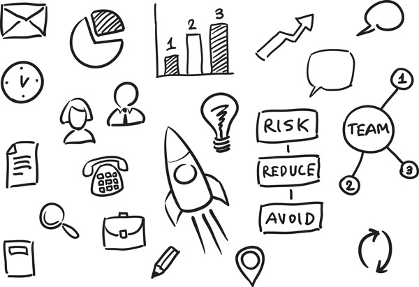A whiteboard animation of business strategy ideas