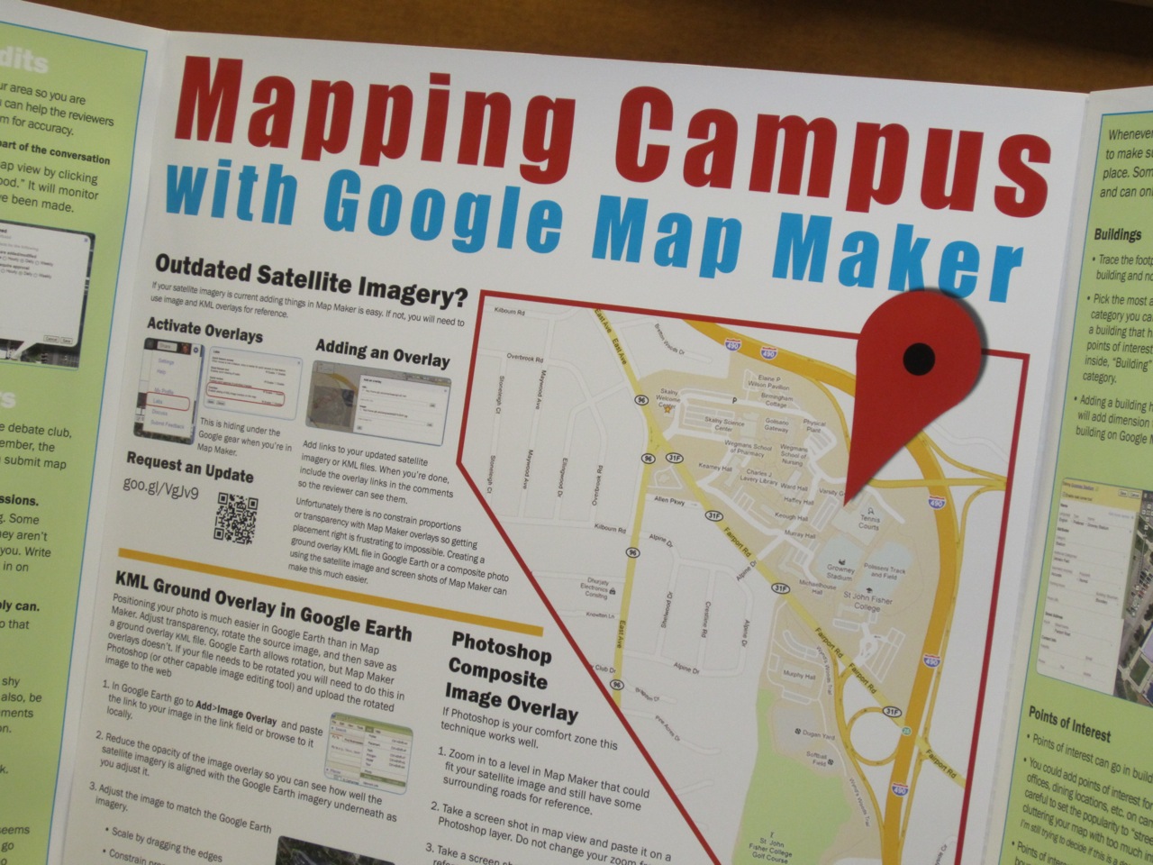 Mapping Campus with Google map maker #heweb11