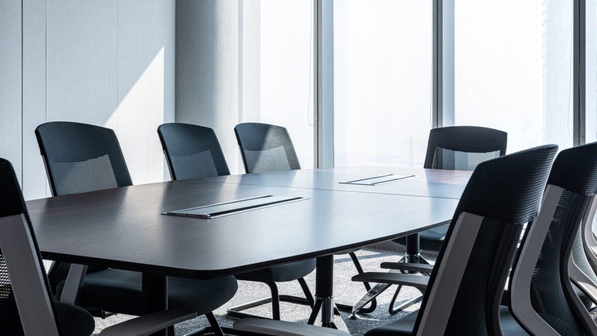 Empty conference room
