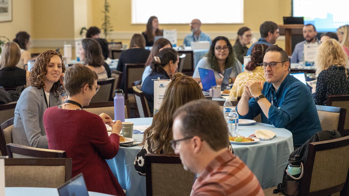 Community networking at regional conference